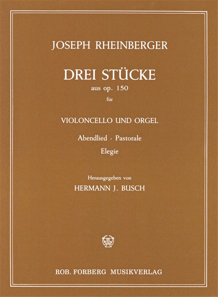 Drei Stücke (Abendlied, Pastorale, Elegie), op.150